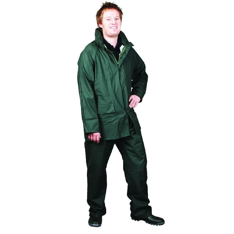 Flexothane Regenjas Groen Maat M 2 Flexothane Regenjas Groen Maat M - Afbeelding 2