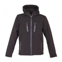 Storvik Clive Softshell Werkjas Teddy Voering, Zwart 4XL