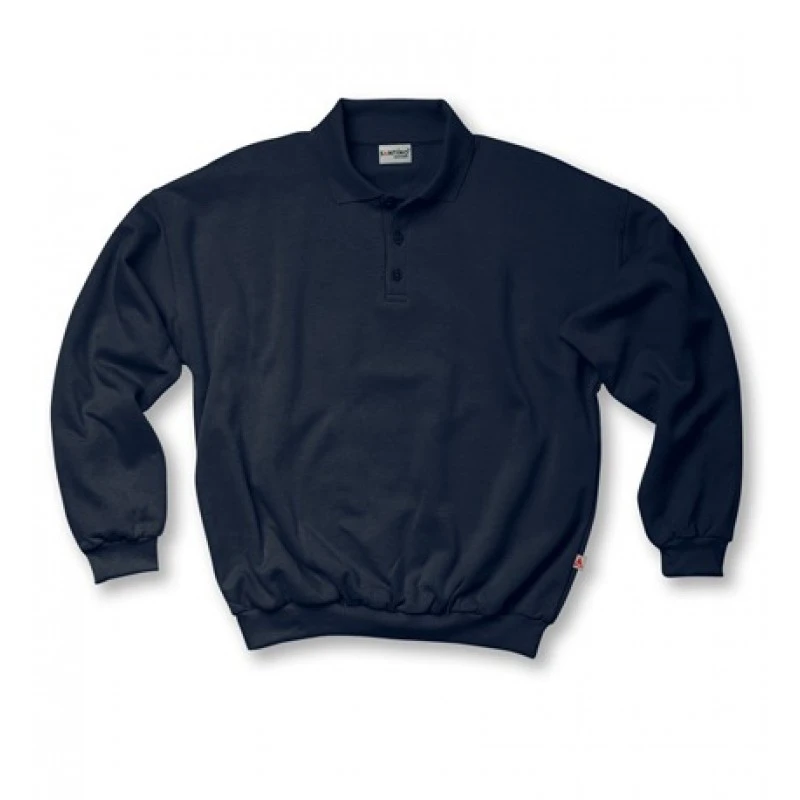 Sweater, Polokraag Marine XXXL 1 Sweater, Polokraag Marine XXXL