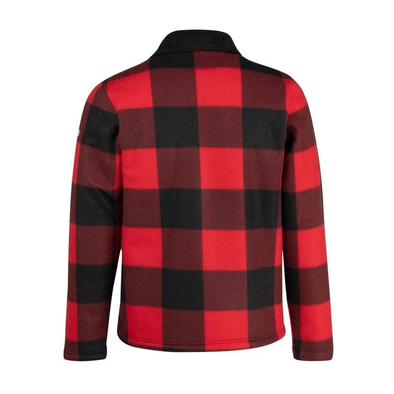 Storvik Fleece Jas London Rood Geblokt, Teddygevoerd Maat XXXL 2 Storvik Fleece Jas London Rood Geblokt, Teddygevoerd Maat XXXL - Afbeelding 2