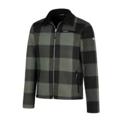 Storvik Fleece Jas London Groen Geblokt, Teddygevoerd Maat L