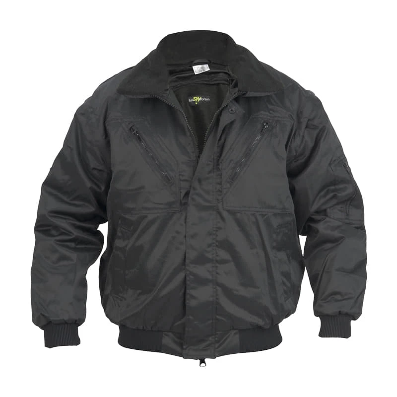 Zwart, L Aspen Pilotjack Gevoerd Pol/kat 1 Zwart, L Aspen Pilotjack Gevoerd Pol/kat